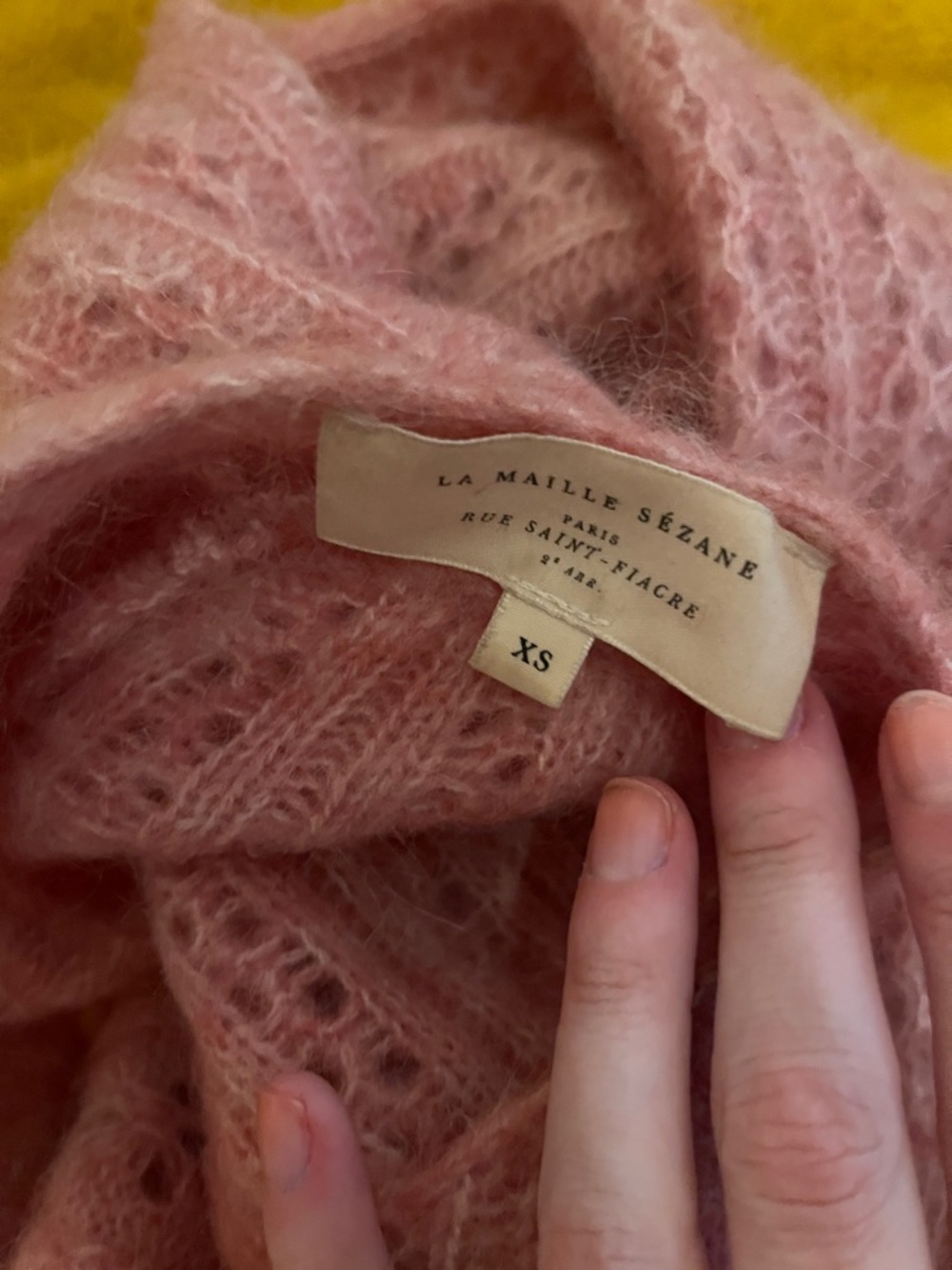 Sezane Rosa Sweater in Blush - Picture 2 of 4